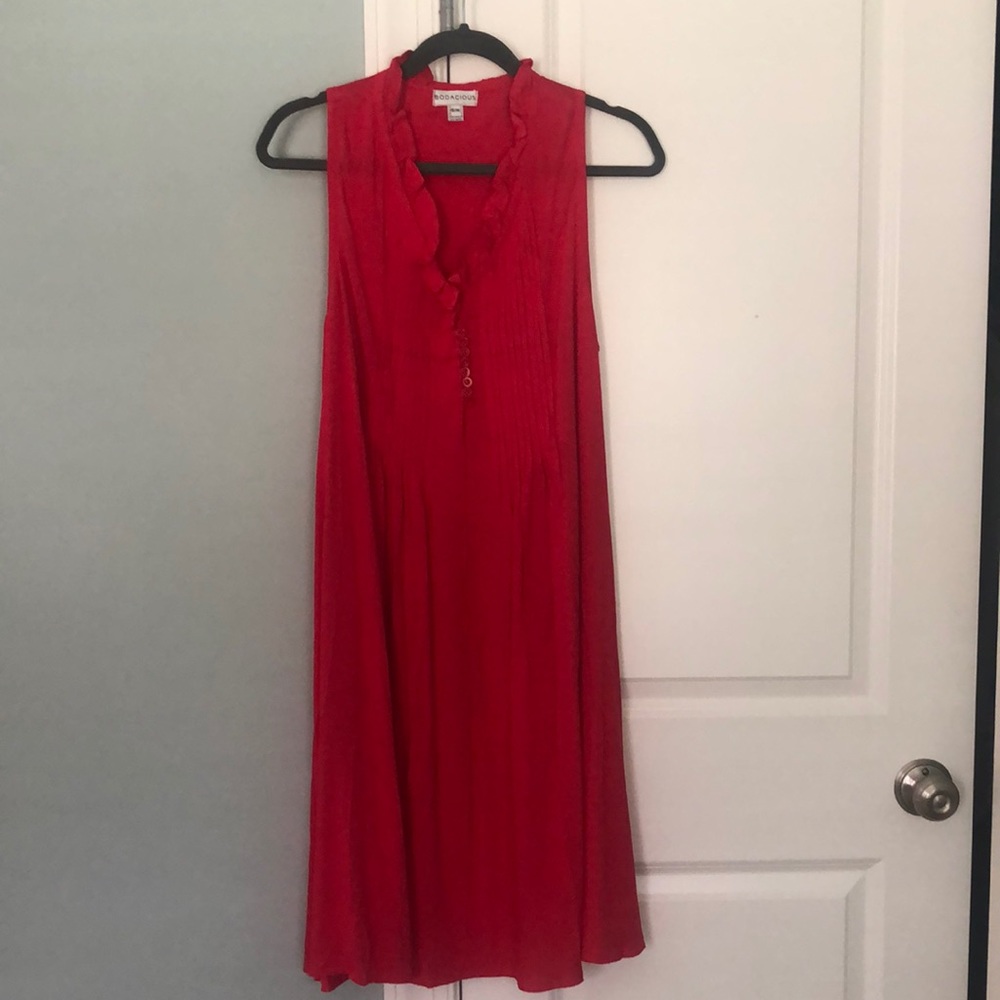 Bodacious brand sz sm/md red casual dress